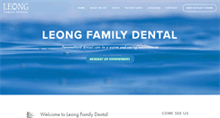 Desktop Screenshot of leongfamilydental.com